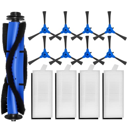 Roller Side Borstel Filter Kit voor Bagotte BG600 BG700 BG800 Robot Stofzuiger Vervanging Kit