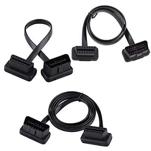 Kenmerkende 16 Pin Plug Bus OBD2 Kabel-uitbreiding Kabelscanner codelezer (100cm)-Odb uitbreidingskoord 3