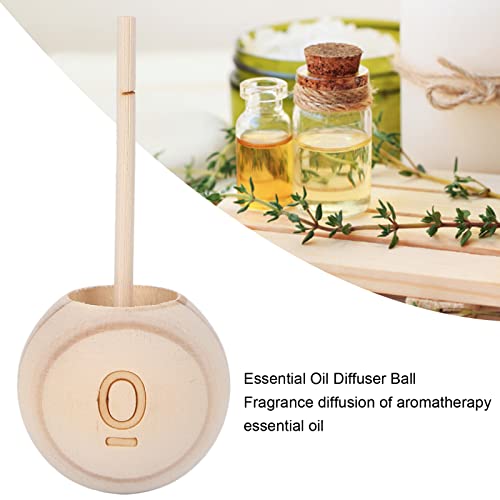 Houten bal essentiële olie diffuser, aromatherapie hout elegante bolvormige essentiële olie diffuser voor ruimte, kantoor, slaapkamer, spa
