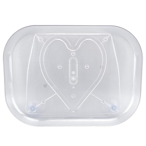 Draaitafel Top voor Koelkast, Koelkast Swivel Organizer, Transparant Rechthoekig Lazy Susan Spice Rack Countertop Spice Storage Plate voor huishoudelijke keuken(S)