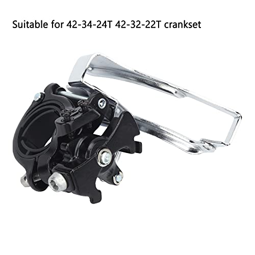 Fietsfront Derailleur, aluminium mountainbike Derailleur Fietsenfront Derailleur Shifter Fietsaccessoires voor 42-34-24T / 42-32-22T 3 tanden kettingen fietsen & onderdelen 3