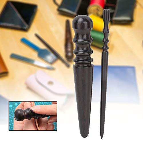 2st lederen houten rand ambachtelijke Slicker Multi-Size Burnisher leder gepolijste stangen Rand ambachtelijk DIY handwerk gereedschap Burnisher Slicker Tool 4