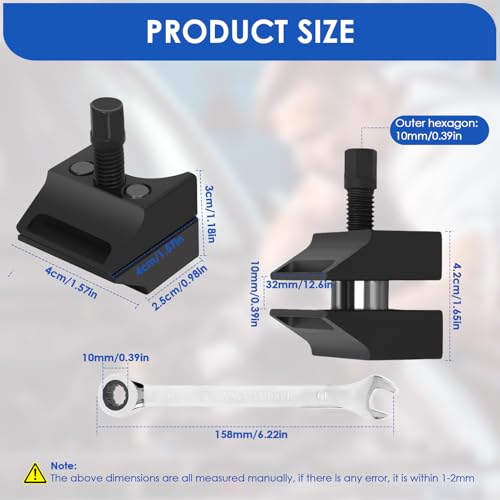 Strut Split Hub Steering Knuckle Spreider Eenvoudig te gebruiken Strut Spreider Gereedschap Universele Assemblage Staal Bouw voor de meeste voertuigen