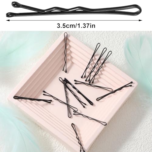 100 stuks mini haarspelden, 3,5 cm bobbyspelden, kleine haarspelden, haarspeldjes, haarspeldjes, haarklemmen, haaraccessoires, vrouwen golvende metalen haarspeld voor vrouwen, meisjes, kinderen