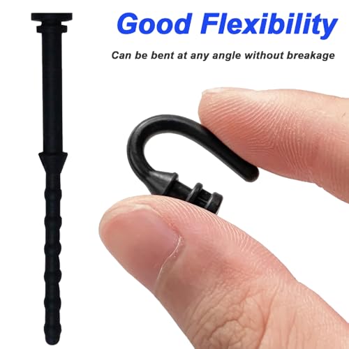 Rubber Computer Ventilator Montage Schroef, 65mm/2.56inch CPU Ventilator Montage Pin Rives Geluidsreductie Anti-Vibratie Zachte Rubber Schroeven (40PCS) 4