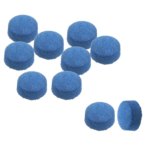 9mm Dia Pool Cue Tips, 10 Pack Pool Biljart Cue Tips Pool Stick Vervanging Tips Pool Stick Tips Snooker Cue Tips, Blauw