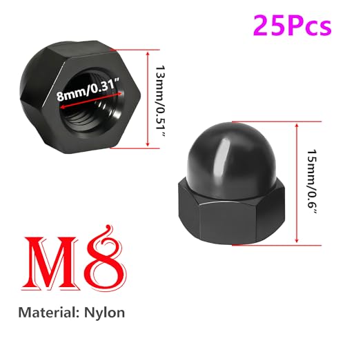 CTIA M8 Beschermdopjes Hexagon binnendraadverpakking van 25
