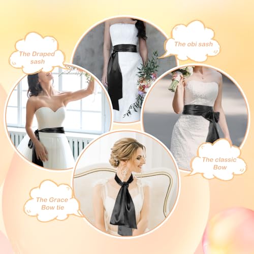 Bruiloft Satin Sash riem Vrouwen jurk riem bruidswaist riemen voor speciale gelegenheid partij 3.74 brede 3