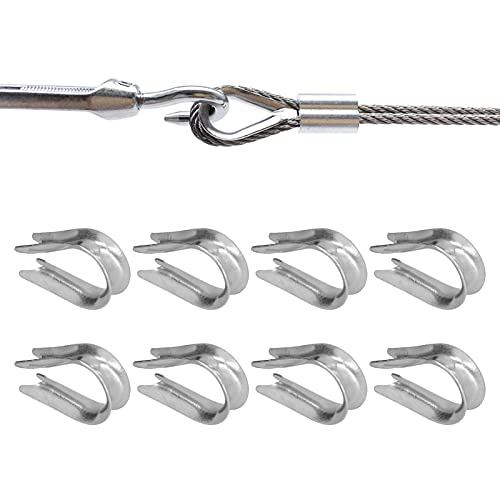 50 st. Draad touw Vingervlekken Roestvrij stalen kabel Rigging Tools Vingert Rigging Zeilvlecht M2 (2mm) (M2 (2mm))