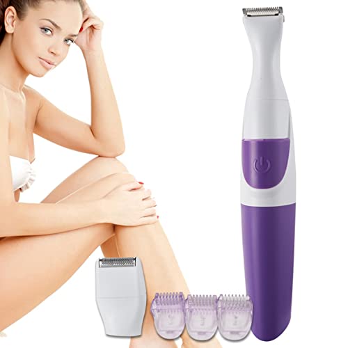Elektrische Bikini Trimmer voor Vrouwen - 2 in 1 Haar en Lichaam Trimmer met 3 Comb Guides - Scheer voor Benen en Pubisch Haar 4