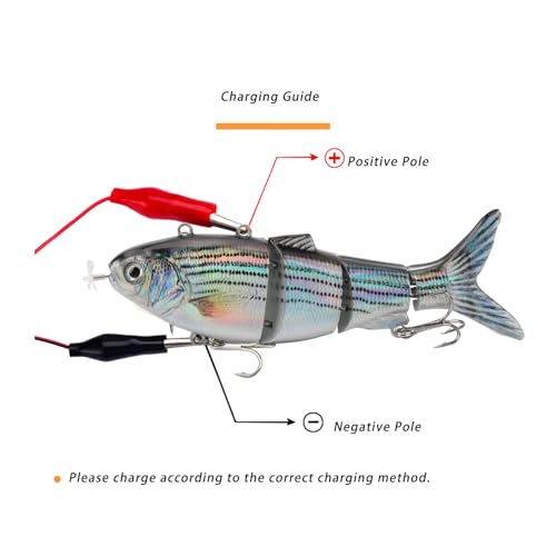 Automatisch drijvend kunstaas met LED-verlichting, multi-compendium drijfaas voor zoet en zout water 3