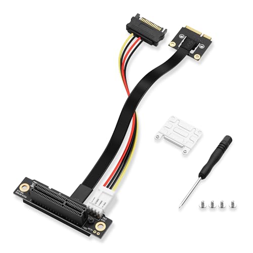 Mini PCIE Draadloze netwerkkaart naar PCIe X4 Extender Kabel Mini-Pcie Man naar PCI-E X4 Vrouwelijke Riser Kabel 20CM