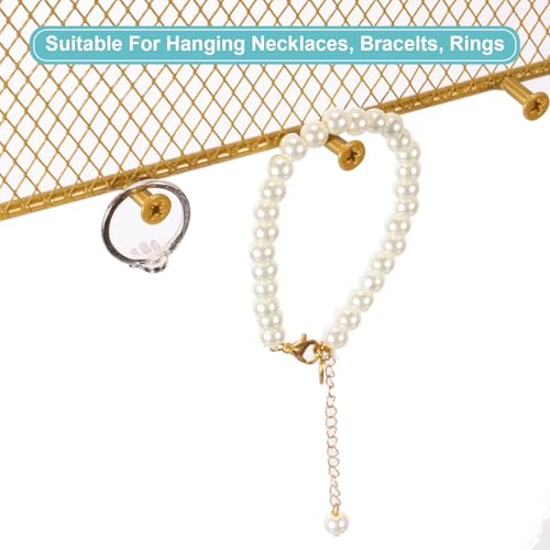 1 Set oorbellen houder Organisator Muur, kettinghouder hangende oorbellen Organisator Ovale sieraden Organisator Muur, Klein 4