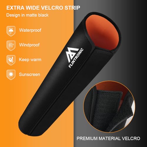 E-Bike Batterij Beschermhoes voor 30-38 cm, Universal Fit Beschermt tegen Cold Dirt Beschermhoes voor geïntegreerde E-Bike Frame Batterij Verbeterd Model 3