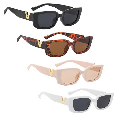 4 x zonnebril, beige, beige