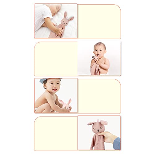 Olifant knuffeldoek baby snuggle kleding met konijn hoofd knuffel kleding knuffel speelgoed konijn voor baby's katoen Muslin kleding Baby deken comfort voor pasgeboren baby's geschenk voor geboorte jongens 3
