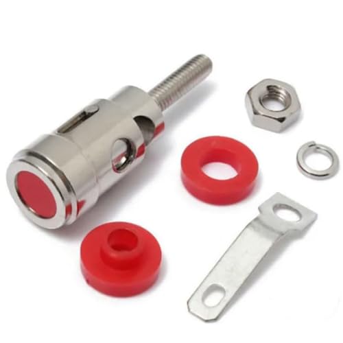 Verpakking van 10 speakerterminalconnectoren Banana Plug Audio Speaker Terminal Banana Jack. Panel Mount Speaker Terminal Push Spring Binding Post Type 4