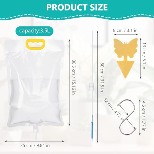 6 stuks Planten besproeiingsapparaten, Automatic Drip Tray voor Planten, Drip Irrigatie voor Planten, Geschikt voor Binnen- en Buiten Pot Planten