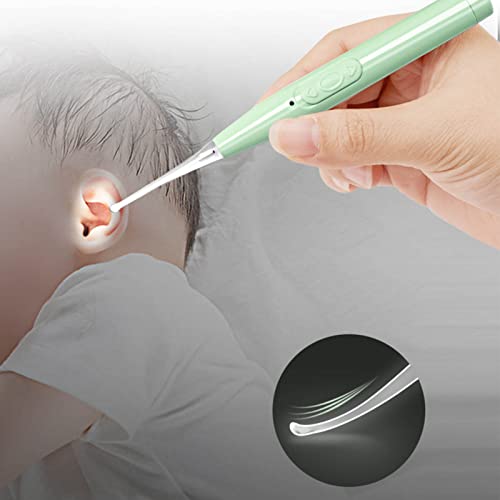 Kinderoor Wax Verwijdering Kit, Baby oorreiniger Kit met LED-verlichting, Inclusief verlichte lepel handvat, Lepel, Tweezer, USB-kabel en opslagbox voor thuis
