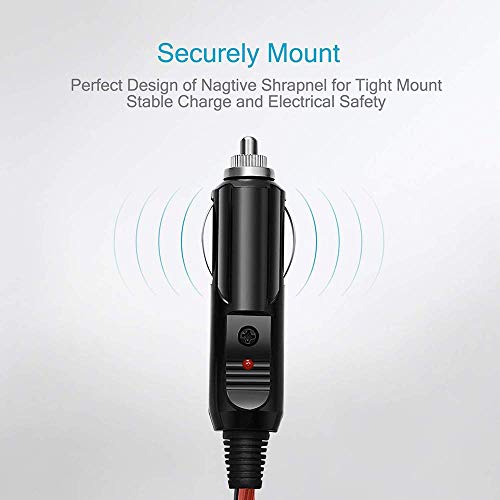Sigarettenaansteker, Sigarettenaansteker Kabel, 12-24 V 15 A Sigarettenaansteker Kabel 1,5 m/voor Auto-inverters, Luchtpomp, Elektrische Beker 4