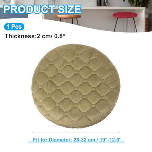 Krukhoes Ronde Elastische Bar Kruk Hoes Wasbare Kruk Kussen Hoes Stretch Bar Chair Hoes voor 25-33cm Voorzitter Golden