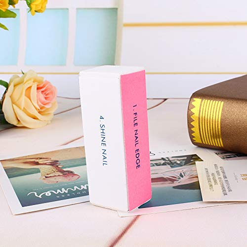 1 Stuks Nagel bestand blok schuren Buffer Polishing File Professional 4 Sided Way Nail File Salon Manicure Nail Art Tips Gereedschappen 4