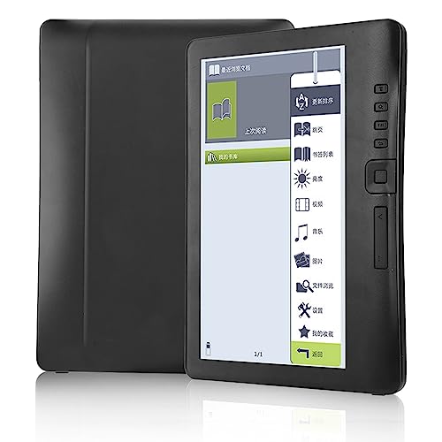 Portable E-book Reader met 7 inch kleurrijk scherm, ondersteunt geheugenkaart en randapparatuur, ideaal voor E-books 2023 Edition (Yctzescvp3x108z-01)