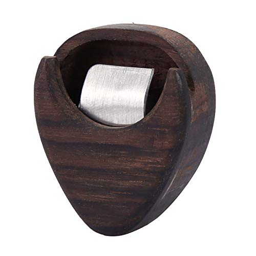 Plectrumhouder Plectrumhouder Rosewood Premium Rosewood Plectrum Box Heart Shaped Pick Box lijmdoos voor standaard Plectrum, #785