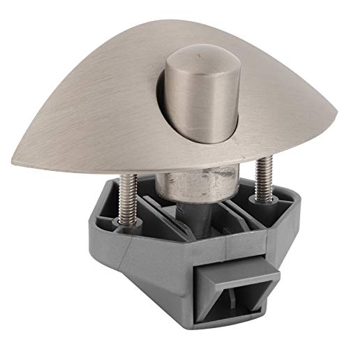 Ladeknop slot Keyless kabinet deur duwknop slot zinklegering pushknop slot voor schip boot RV 12-25mm houten kabinet deur (Grijs) 5