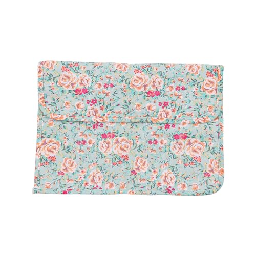 Zee grote capaciteit Canvas opslagzak voor acryl olie aquarel Gouache kunstborstel grote capaciteit borstel Tote Bag, Bloemen