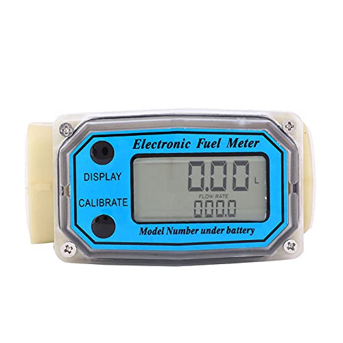 Mini Digitale Turbine Flow Meter LCD Digitale Meter Brandstof Flow Meter 15-120L/min 1" Npt Oliestroom Meter voor Ureum Kerosene Benzine