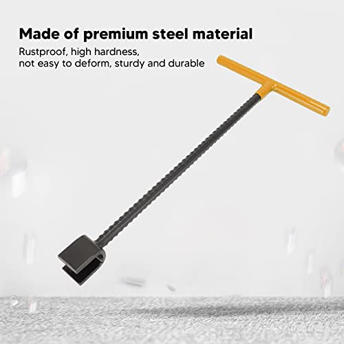 Sleutel voor multifunctionele gereedschappen, sleutel voor watermeter met T-handle voor de hoofdwaterafsluiting Valve Curb (Geel) 3