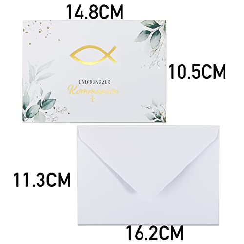 Uitnodigingskaart voor de Duitse bevestigingspartij (B)