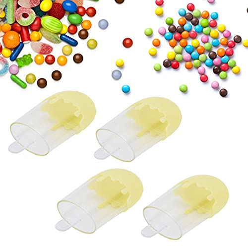 12 st Plastic Candy Case, 11x5cm Ice Mold Candy Storage Container, Gepersonaliseerde Multicolor Candy Organizer voor bruiloft Party Supplies(Geellow) 5