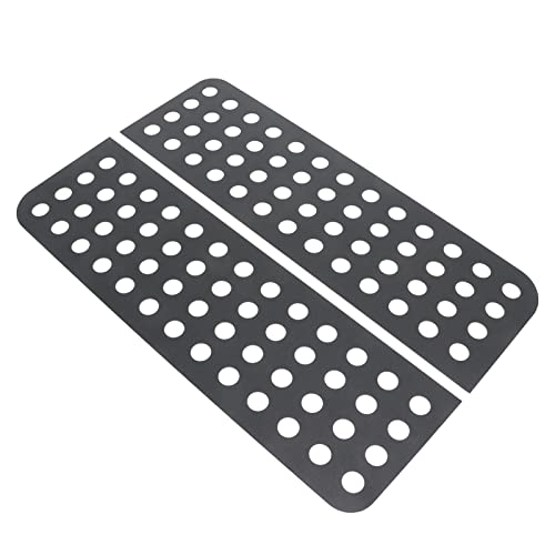 Achterdeur Venster Stickers, 2 stuks Aluminium Legering Glas 2 stuks Panel Cladding Strip Sticker Vervanging voor JK Unlimited 2007-2017 Autopaneel aluminium hoes