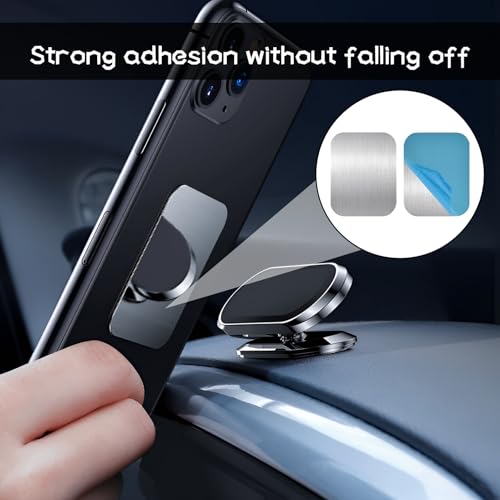 30 stuks Zelfklevende metalen platen Set - Rechthoekig, Zeer dunne plaat voor magnetische mobiele telefoon 5