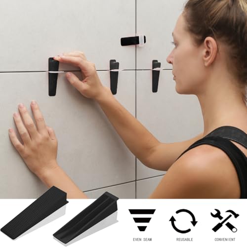 30Pcs Plastic Fence Panel Wedges, Tile Leveling Invoegen Locator Stop met Herbruikbare Spacers en Rattling Sound Stoppers 4