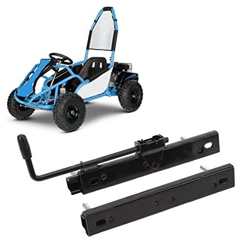 Zitschuif Rails, 2PCS Slider Track Sterke sterkte verstelbaar schuifbaar Geschikt voor Go Kart Four Wheel Off Road ATV UTV 3