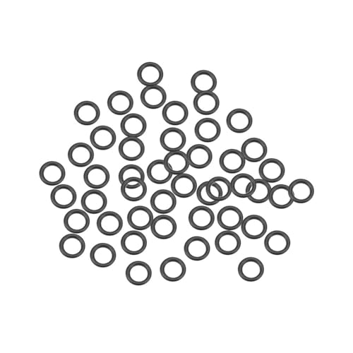 45 st. Nitril Rubber O-ringen, 9mm Buitendiameter 5mm Binnendiameter 2mm Breedte Metrische Sealing Ring, Rubber Ringen O-ringen Spacers voor Faucet Loodgiet Auto Reparatie