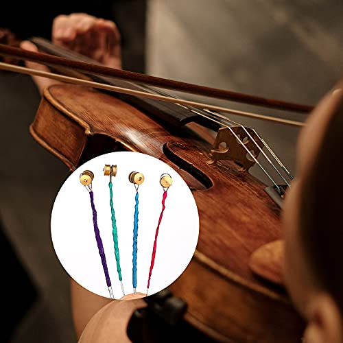 2 Sets 4/4 Viool Universal String Classical Silver String (GDAE) Steel Core met vernikkelde stuurkop voor vioolinstrumenten 5