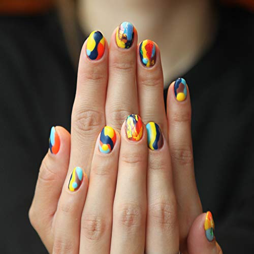 10 Vellen / 240 stuks Dubbelzijdige Nagellijm Tabs, Waterdicht Ademende Jelly Zelfklevende Tab Lijm Sticker voor nep Nagels 4