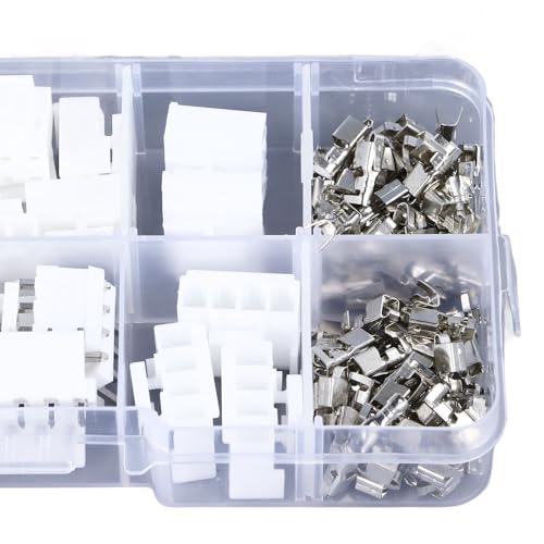 120PCS VH3.96 Connector Kit 3.96MM Pitch ABS Materiaal Veelzijdig voor DIY projecten Apparaat Reparatie en elektronische circuits 5