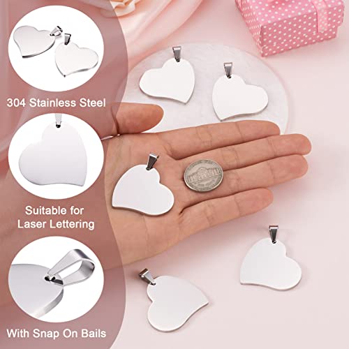 304 Stainless Steel Flat Ronde Blanco Stempelen Tag hangers Etching Graving Tags met Squeeze Bail voor sieraden het maken van huisdier hond naam ID-tags, roestvrij staal Sterling zilver zilver zilver 3