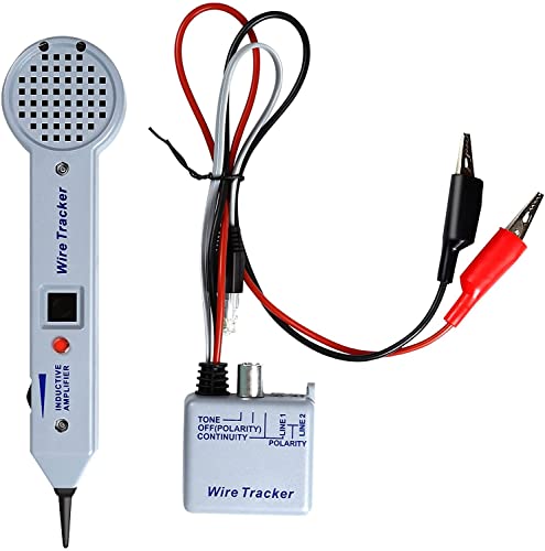 Tone Generator Kit, Wire Tracer, Kabel Tester, Professional Tone Tracing Kit, 200EP Hoge nauwkeurigheid Kabel Tester Detector Finder inductieve versterker en Probe Kit met verstelbaar volume 3