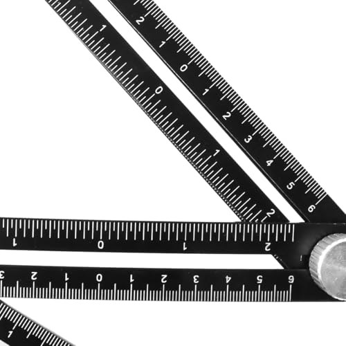 Hoek Template Protractor Liniaal Metalen Hoek Gereedschap Verstelbare Contour Gauge Template Gereedschap Stencil Tester voor Carpenters Tegels Pavement Hole 4