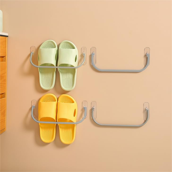 5 Stukken Schoenhouders, Wall Mount Schoen Rack, Collapsible Schoen Houder, Wall Mount Schoen Rack, Schoen Organisator voor Wall Mounting(Grey) 5