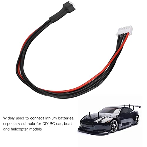 Lipo Balance Cable, 4S Lipo Balance Cable Professional 1 Red 4 Black Lipo Charging Power Extension Wire voor RC Model Lipo Battery 3