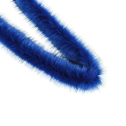 3m Faux Fur Ribbon Fluffy Fur Stof Faux Fur Stof Furry Faux Strips Plush Band Decoratie Lint Plush Stof Plush Trim voor DIY Crafting, Naaien, Kleding Kerstmis Decoratie