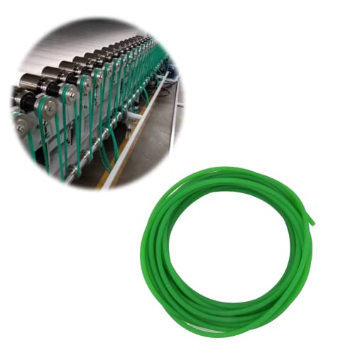 Hoge prestaties Urethaan Ronde Belt Rough Oppervlakte PU Polyurethaan Ronde Belt voor Drive Transmission Groen (6mm*10m) 5