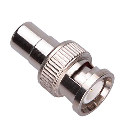 BNC Male to RCA Vrouwelijke Phono Adapter CCTV Coaxiale koppeling Connector Plug Adapter Compatibel met CCTV Beveiliging Camera / Surveillance Systems, DVR's, Camera's, Wisselaars, TV Kabel 